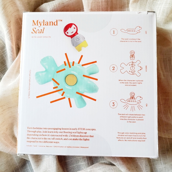 Kid O Myland Seal & Boy Light Interactive Bath Toy - Picture 3 of 7